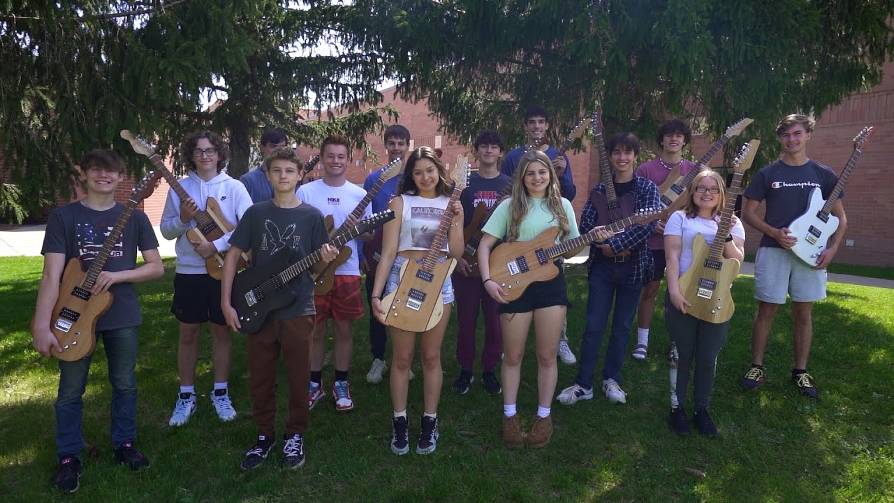 Strumming my six string (made in fourth hour)